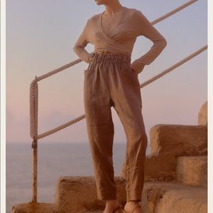 Ozma linen utility pants